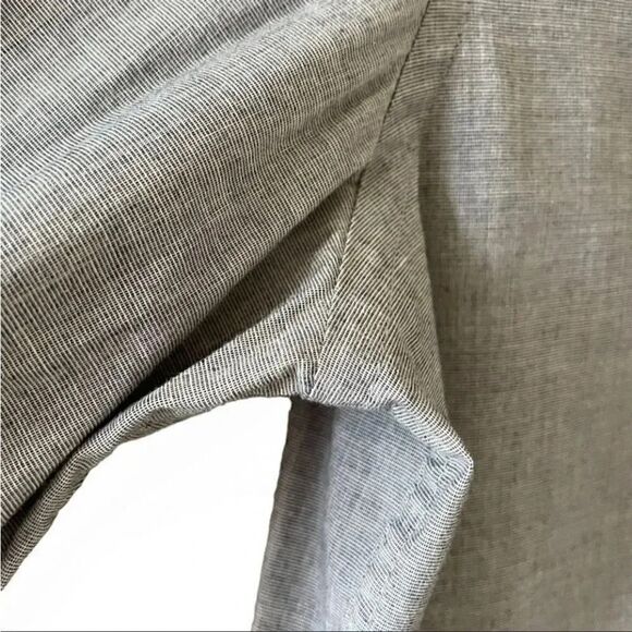 Express Designs Studio Button Down Cotton Gray Modern Fit Stretch Shirt 15 1/2 - Picture 8 of 13